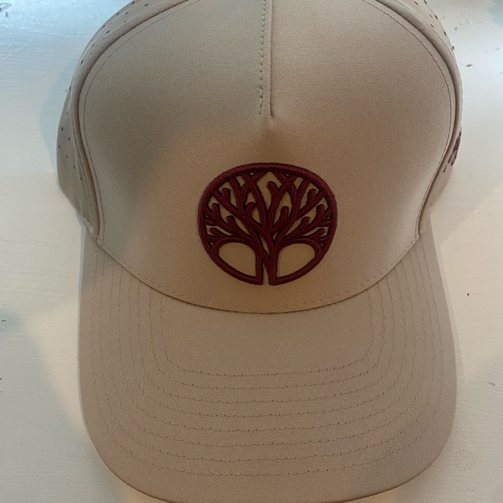 Tree Logo Beige Men's Baseball Cap